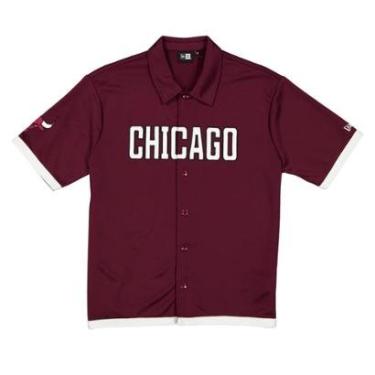 Imagem de Camiseta New Era Manga Curta Chicago Bulls NBA Vinho-Unissex