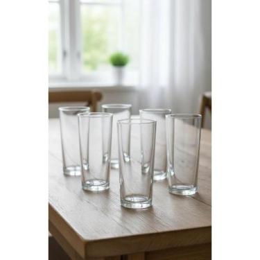 Imagem de Jogo 6 Copos Long Drink 300ml Cylinder: Elegância e Praticid - Congrat