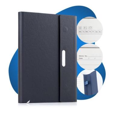 Imagem de Caderneta Executivo A5 Com Suporte De Caneta E Marca Paginas - Hxt, Pr