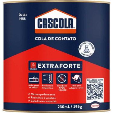 Imagem de Adesivo De Contato Cascola Extra 195 G Para Lâminas Decorativas Couro 