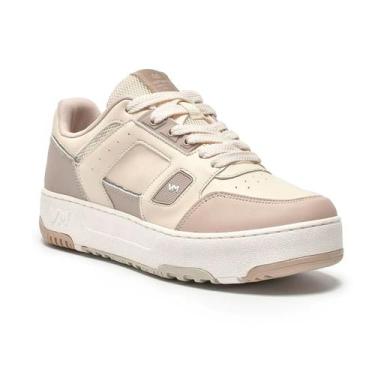 Imagem de Tenis Via Marte Feminino Chunky Flatform Plataforma 305-001 Marrom, 35