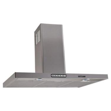 Imagem de Coifa De Parede 75cm Retangular Duto Slim Fogatti Inox 110v, 110V