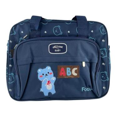 Imagem de Bolsa Focus Maternidade Bebê Grande Para Diversas Ocasiões, AZUL, UNI