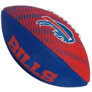 Imagem de Bola Futebol Americano Oficial Wilson Buffalo Bills NFL Super Grip, UN