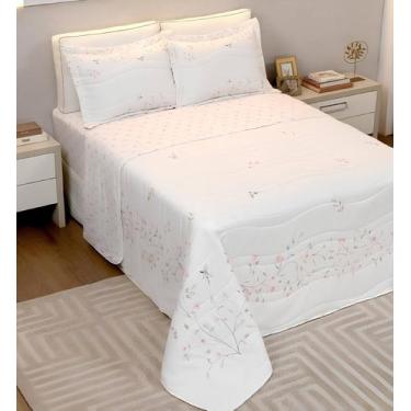 Imagem de Cobre Leito Encanto Doce Jardim 200 Fios Tamanho:King - Lavive, King