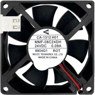 Imagem de Ventoinha MMF-08C24DH 24V 0.09A 2.16W 2 Fios 2P 80X80X25 A1 - Melco Te