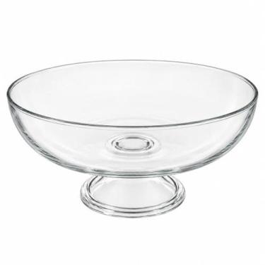 Imagem de Taça Saladeira/Fruteira/Porta Sobremesas - Vidro com Pé - Luvidarte, 2