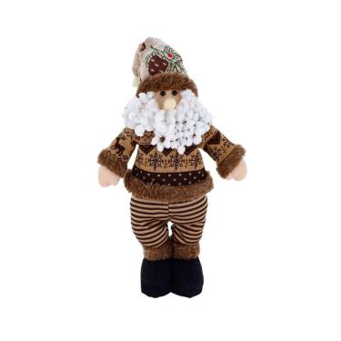 Imagem de Papai Noel Em Pé Pelúcia Tricô Forest 40cm - Magizi
