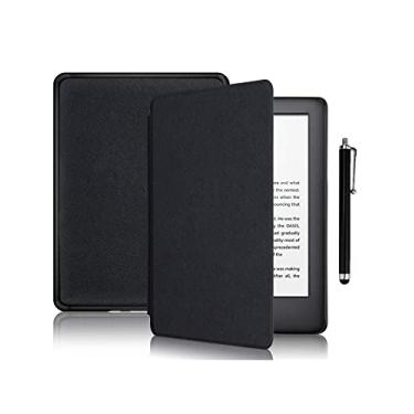Imagem de Capa protetora leve de 15,24 cm para Kindle 11ª geração 2022 com função automática despertar/hibernar - Capa durável com estampa cruzada (não é adequada para Kindle Paperwhite 11th