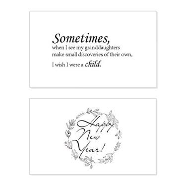 Imagem de Citações entre neto e vovô cartão comemorativo festival de ano novo mensagem presente