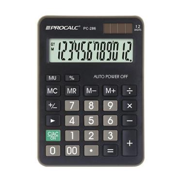 Imagem de Calculadora De Mesa Procalc Pc286 12 Digitos Preta