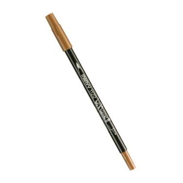 Imagem de Uchida 1122-C-54 Marvy ponta extra fina Le Plume II caneta marcador de borda dupla, Umber queimada