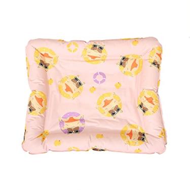 Imagem de Tapete de resfriamento para animais de estimação, almofadas de tapete de gelo de gel não tóxico auto-resfriantes para cães, almofada macia multifuncional para gatos filhotes de coelho caixotes e canis, 10, P