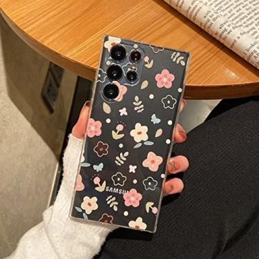 Imagem de Capa de silicone transparente linda flor para Samsung S20 FE S21 Ultra S22 Plus Note 10 Pro 20 A13 A53 A33 A73 Capa de Proteção de Lente, JKFenCeHua, Para Samsung A32 4G