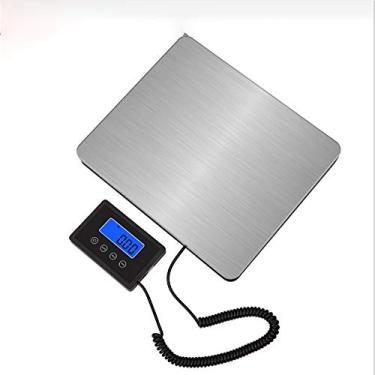 Imagem de balança de plataforma eletrônica 180 kg balança de carga pesada expressa portátil balança industrial de aço inoxidável