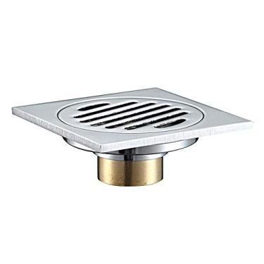 Imagem de Piso Dreno Resíduos Grelha Filtro Galvanoplastia Cobre Antiferrugem Anti-oxidação Piso Dreno Cobre Desodorante Piso Dreno Banheiro Banheiro Dreno especial de piso