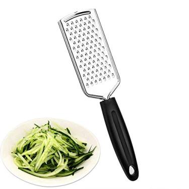 Imagem de ralador de batata cortador de vegetais cabo longo utensílios de cozinha de aço inoxidável moedor de manteiga triturador de frutas ralador de queijo