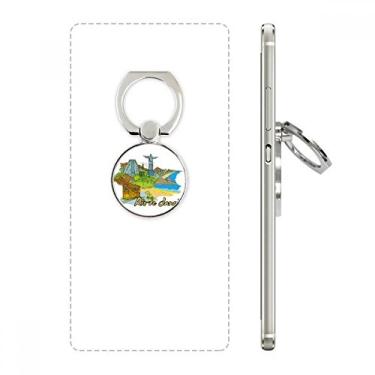 Imagem de Suporte de anel de telefone pintado à mão no Brasil Rio de Janeiro