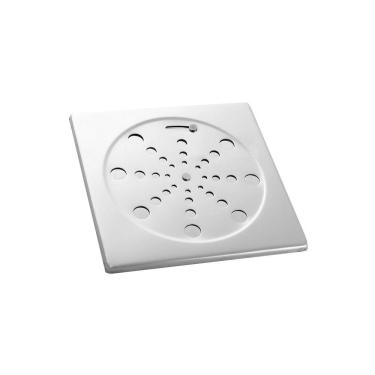 Imagem de Ralo Quadrado Blukit 10Cm Cromado