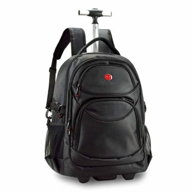 Imagem de Mochila de Rodinhas - 2 em 1 - Executiva - Preta - Clio Style