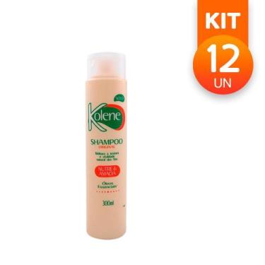 Imagem de Kit Com 12 Shampoo Kolene Original Nutre & Amacia 300ml