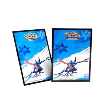 Imagem de Ultra PRO - Mangas Greninja 65 ct Deck Protector® para Pokémon, qualidade premium, durabilidade aprimorada, design de longa duração, capas essenciais para jogos de cartas colecionáveis