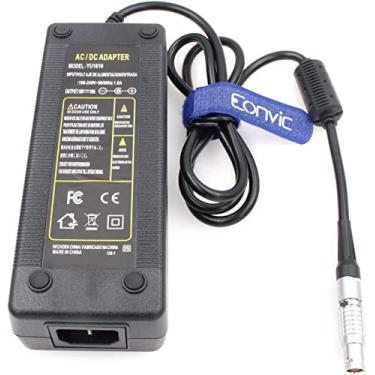 Imagem de Eonvic Fonte de alimentação adaptador fêmea 15V 10A 1b 6pin para câmera Red Epic & Scarlet