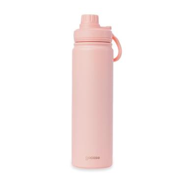 Imagem de Gocase Garrafa Fresh Térmica Para Água em Aço Inoxidável, Bebida Quente por até 12hrs ou Fria por até 24hrs (Rosa, 650 ml)