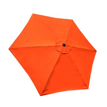 Imagem de BELLRINO COBERTURA DE REposição Forte e Grosso Guarda-chuva Canopy para 9 pés 6 caneladas (somente dossel) (laranja tango)