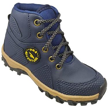 Imagem de Bota Infantil Gibizinho Adventure Masculina Marinho Coturno Cor:Azul;Tamanho:35;Gênero:Homem