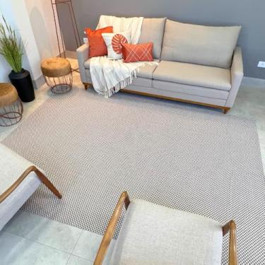 Imagem de Tapete Premium Sofisticado 2x2 Sala Antialérgico Casa Apartamento (Palha, 2,00X2,00)