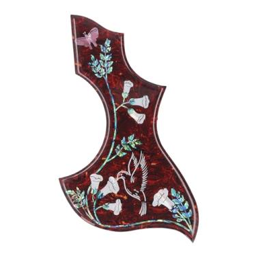 Imagem de Pickguard de Beija-flor, Substituição de Placa de Proteção contra Arranhões Autoadesiva para Guitarra Acústica Traseira à Prova de Arranhões