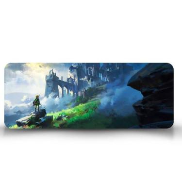 Imagem de Mouse Pad Gamer Zelda Breath of The Wild Paisagem - EMPIRE GAMER, 60cm