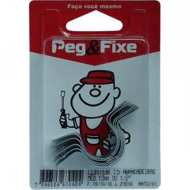 Imagem de Cartela Abracadeira Tipo U 1/2'' Peg&Fixe Com 5 Pecas Aatu/01 - FIXTIL