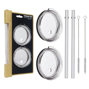 Imagem de Tampa de canudo de 590 ml, tampas de substituição para copo YETI de 590 ml, tampas de canudo de 590 ml para yeti Rambler tampa de canudo de 473 ml, copo de 590 ml, caneca de 680 g, caneca de palha de