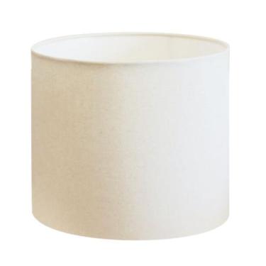 Imagem de Cúpula em tecido cilíndrica abajur luminária cp-4999 50x45cm algodão c