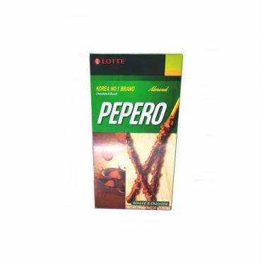 Imagem de Biscoito Pepero Almond Doce Japonês 32g - Lotte