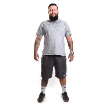 Imagem de Bermuda Tactel  Plus com Bolsos Frente e Costa - OX CONFECÇÕES, Chumbo