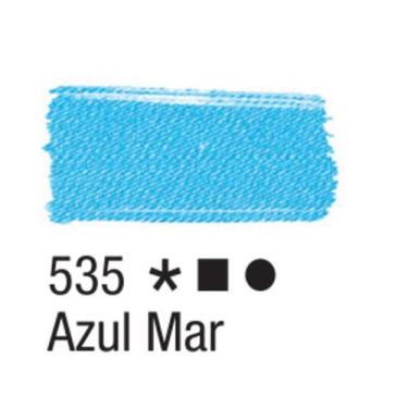 Imagem de Tinta Tecido Fosca 37ml Tons Clarinhos - Acrilex, 535 - AZUL MAR