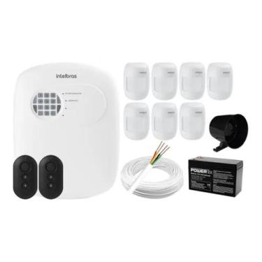 Imagem de Kit Alarme Residencial Comercial Intelbras 7 Sensores C/ App