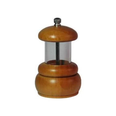Imagem de Moedor de Sal Pequeno em Acrílico e Madeira 150 Pepper Mill