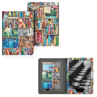 Imagem de enoxboo Capa para Kindle Oasis de 7 Polegadas 10ª/9ª 2019/2017 - Capa com Auto Sleep Wake, Slot para Cartão, Recurso de Alça de Mão, Modelo Nº S8IN4O/CW24WI