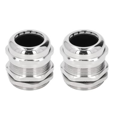 Imagem de Glândula Protetor de Cabo Zaweliyo, M32/M37 Glândula do Cabo Alívio Tensão de Tensão IP68 Ni Brass Metal Metal Metal Grip para Caixas Elétricas Conexão Cabel (M32)