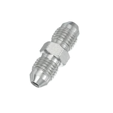 Imagem de PATIKIL Conectores hexagonais redutores adaptador de tubo 7/40.6 cm macho 37° Flare JIC x 7/40.6 cm BSPT adaptador reto macho, adaptador de bico redutor de encaixe de tubulação, encaixe hidráulico de