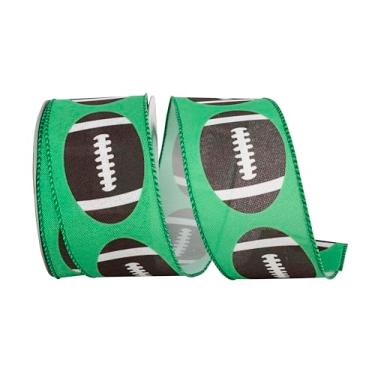 Imagem de Reliant Ribbon Fita de borda com fio divertida para bolas de futebol, verde