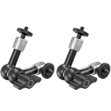 Imagem de SmallRig Braço mágico de 14 cm, pacote com 2, suporte articulado de fricção ajustável com parafuso de rosca de 1/10.2 cm-20, para monitor de câmera/configuração de luz LED, 5316