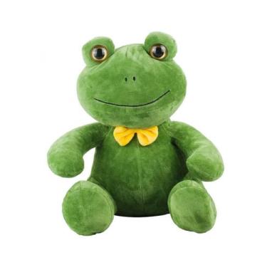 Imagem de Sapo Verde Sentado Gravata 22cm Fofy Toys - Bichinhos e Brinquedos de 
