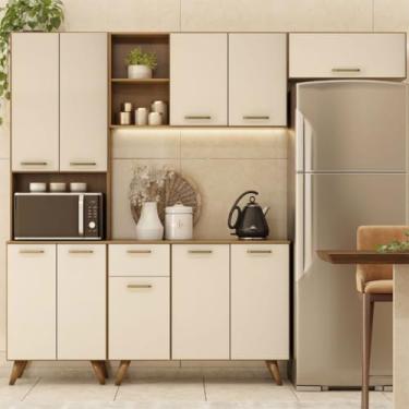 Imagem de Poliman Móveis - Cozinha Olinda com balcão com tampo