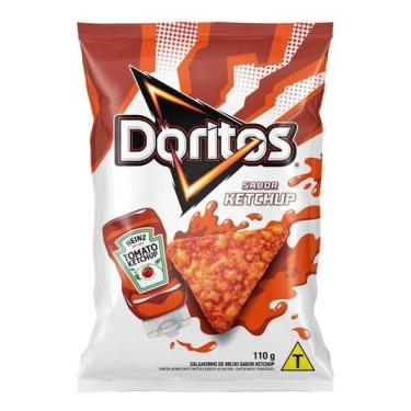 Imagem de Kit c/ 4 Salgadinho De Milho Ketchup Doritos Pacote 110g