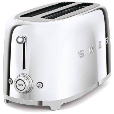 Imagem de Torradeira Smeg 50s Retro 4 fatias em Aço Inoxidável